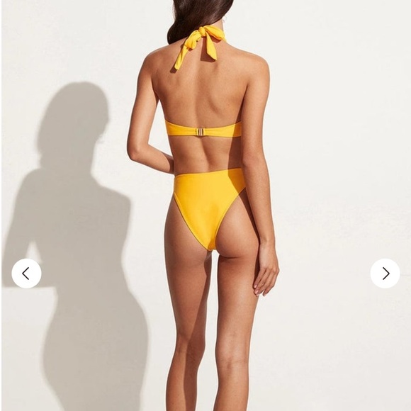 Faithfull The Brand Dylla Bikini Bottoms Small US 4 Sun Modest Handmade Bali - Picture 4 of 10